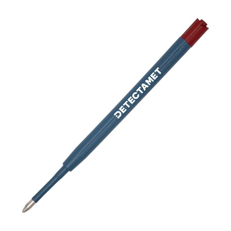 Metal Detectable Pen Ink Cartridge, Red, Ballpoint, Pk100 MPN:100-I53