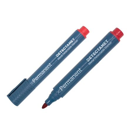 Metal Detectable Permanent Marker, Red Color Family, 10 PK MPN:146-A06-P03-A07