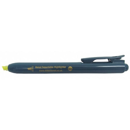 Metal Detectable Highlighter, Yellow Ink, Chisel Tip, PK5 MPN:150-A05-P05-A08