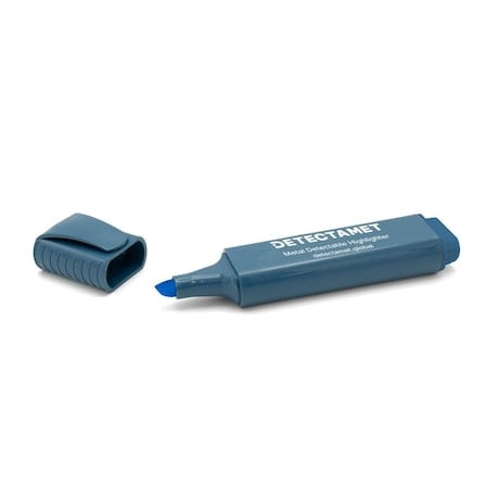 Metal Detectable Highlighter, Blue Ink, Chisel Tip, PK5 MPN:150-A06-P01-A08