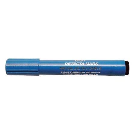 Metal Detectable Permanent Marker, Black Color Family, 10 PK MPN:MPENBK