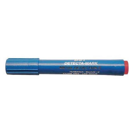 Metal Detectable Permanent Marker, Red Color Family, 10 PK MPN:MPENRD
