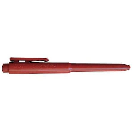 Metal Detectable Retractable Pen, Red, PK25 MPN:RJPENRDRD