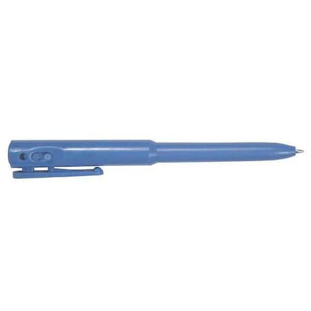 Metal Detectable Retractable Pen, Blue, PK25 MPN:RPENBL