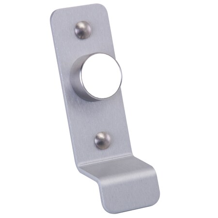 Narrow Exit Trim, Night Latch, P Pull, Less Cylinder, US28 MPN:03PN 628