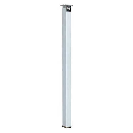Keyed Removable Mullion, Satin SS, 96