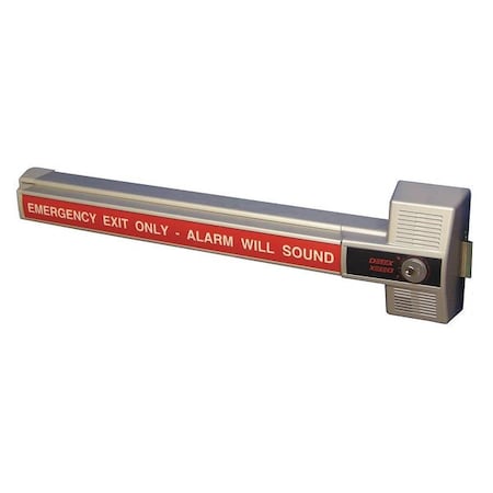 Rim Exit Device with Alarm, Non-Handed MPN:ECL-230X W-CYL