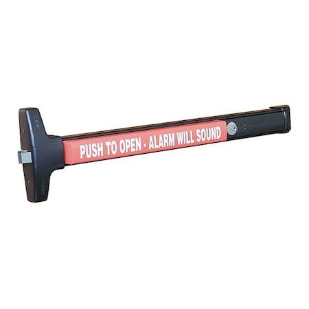 Rim Exit Device with Alarm, Black Paint MPN:V40 EB CD 711 99 36
