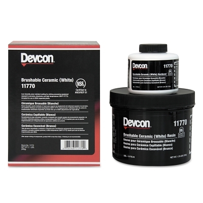 2LB. White Brushable Cermic Epoxy MPN:11770