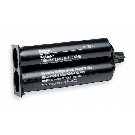 Instant Adhesive, 14265 Series, Clear, 0.07 oz, Tube, 1:01 Mix Ratio, 48 hr Functional Cure MPN:14265