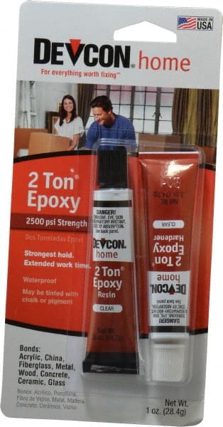 Two-Part Epoxy: 1 oz, Tube Adhesive MPN:35345