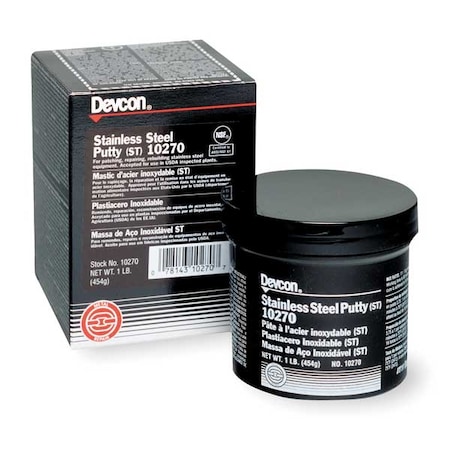 Putty, 1 lb Container Size, Can, ST, Dark Gray MPN:10270
