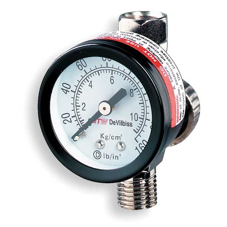 Air Regulator with Gauge, 125 psi, 180F MPN:HAV-501