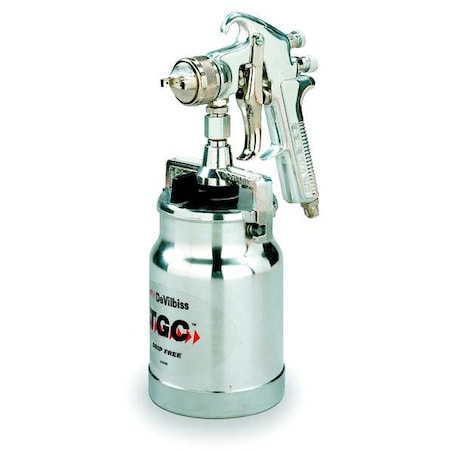 Suction Feed Spray Gun, 0.070In/1.8mm MPN:JGA-654