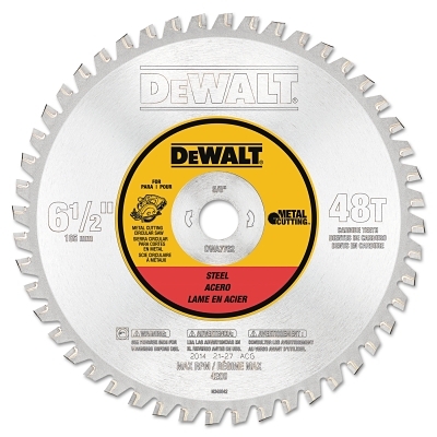 6-1/2 In 48T Ferr Mtl Cut 5/8IN Arbor MPN:DWA7762
