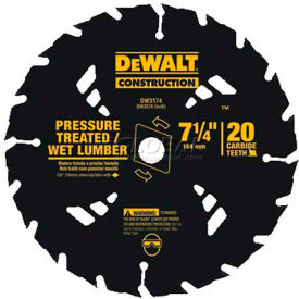DeWalt® Carbide Pressure Treated/Wet Lumber Circular Saw Blade 5/8
