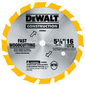 DeWalt® Carbide Saw Blade (Fast Woodcutting) DW9055 10mm Arbor 5-3/8