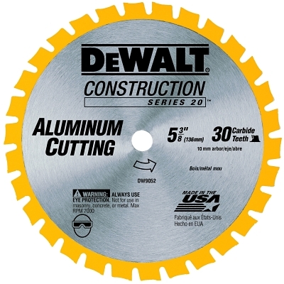 5-3/8IN 30T Alum Metalcutting 20MM Arbor MPN:DW9052