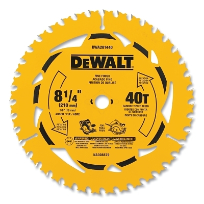 8-1/4 IN. 40T Circular Saw Blade MPN:DWA281440