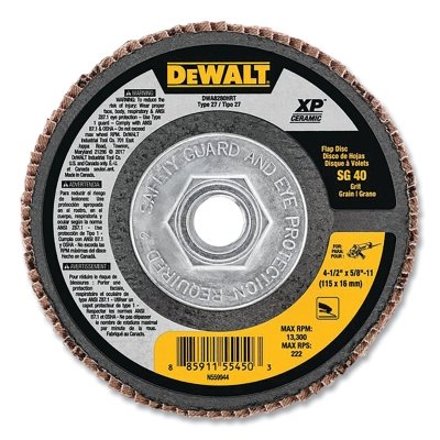 4-1/2 X 5/8 -1140G T27 Xp Cer Flap Jumbo MPN:DWA8280HRT