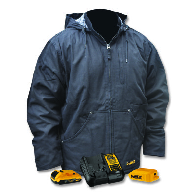 Heated Coat KITTED-BLK-2X MPN:DCHJ076ABD1-2X