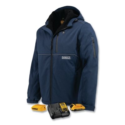 Heated Soft Shell Jacketkitted-Nvy-L MPN:DCHJ101D1-L