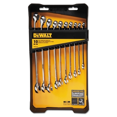 10PC Combo Wrench Mm Setmax 19MM MPN:DWMT72166