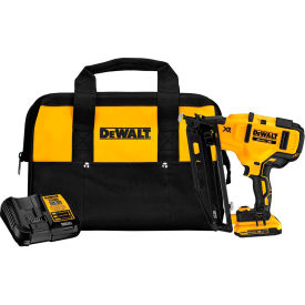 DeWalt® 20V MAX 16 Gauge Angled Cordless Finish Nailer Kit 16 Gauge Li-Ion DCN660D1