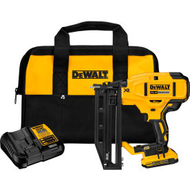 DeWalt® 20V MAX XR Cordless Straight Finish Nailer Kit 16 Gauge Li-Ion DCN662D1