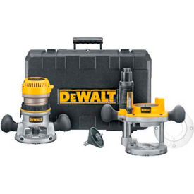 DeWalt® 2-1/4 HP VS Fixed Base/Plunge Router Combo Kit DW618PK 12.0 Amps 8000-24000 RPM DW618PK
