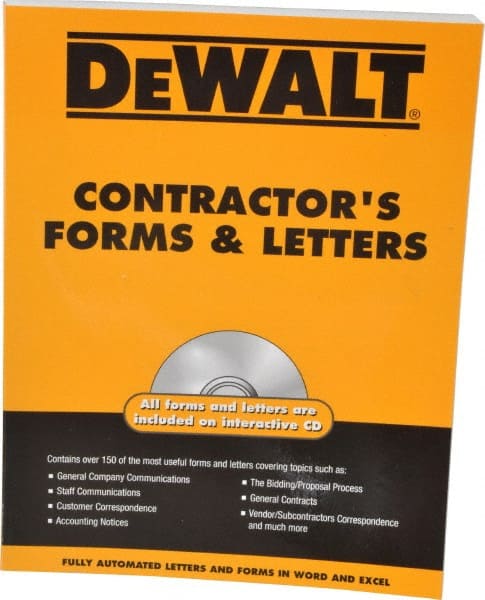 Contractor's Forms & Letters with CD-ROM: 1st Edition MPN:9780977718320