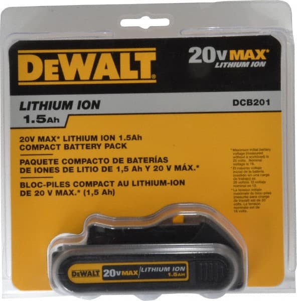 Power Tool Battery: 20V, Lithium-ion MPN:DCB201