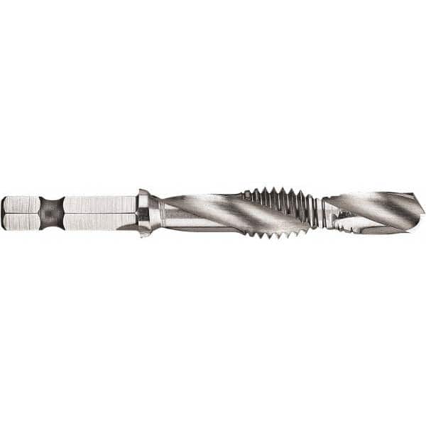Combination Drill Tap: 3/8-16, 2B, 3 Flutes, High Speed Steel MPN:DWADTQTR3816