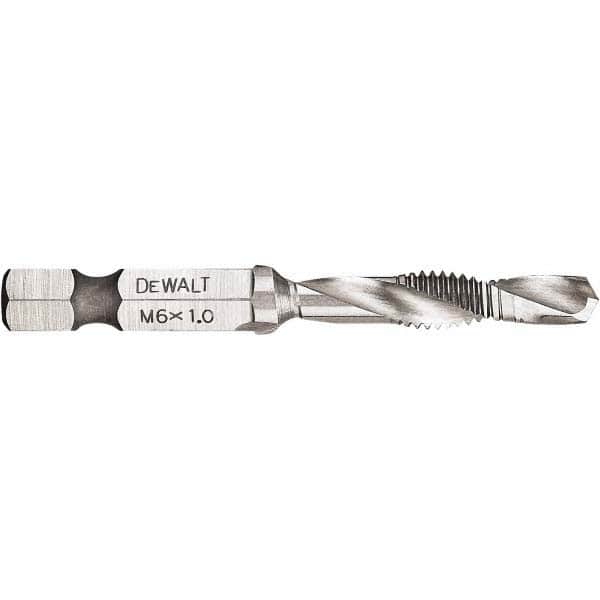 Combination Drill Tap: 2B, 3 Flutes, High Speed Steel MPN:DWADTQTR6MM1
