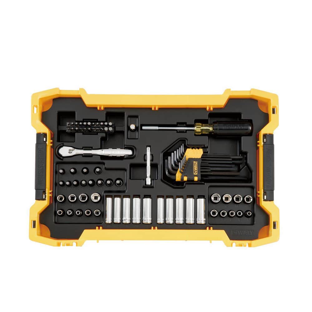 Combination Hand Tool Set: 131 Pc, Mechanic's Tool Set, 1/4