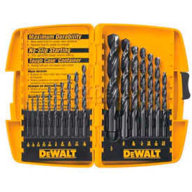 DeWalt® Drill Bit Set DW1167 Black Oxide 17 Pieces 1/16
