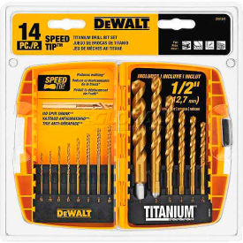 DeWalt® Titanium Speed Tip Drill Bit Set DW1341 14 Piece Set DW1341