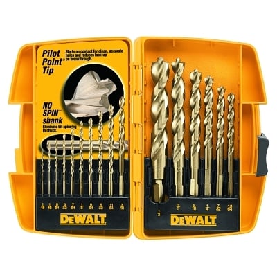 16 Pc Pilot Point Drillbit Set MPN:DW1956