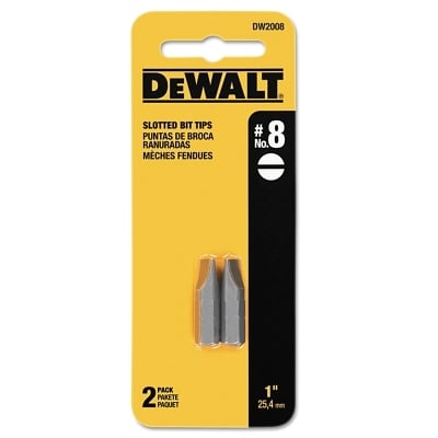 #8 Slotted Insert Bit MPN:DW2008