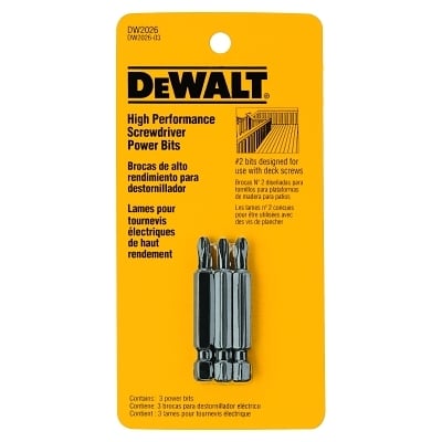 Deck Bits Power Bit MPN:DW2026