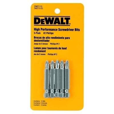 5-PC. #2 Phillips Powerbit MPN:DW2115
