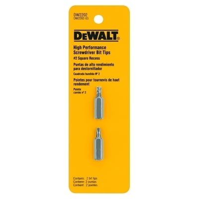 #2 Square Recess Bit Tip MPN:DW2202