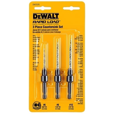 3 PC. Countersink Set MPN:DW2535