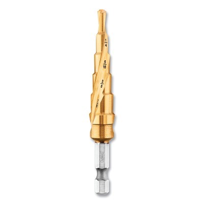 3/16IN-1/2IN Impact Ready Step Drill Bit MPN:DWA1784IR