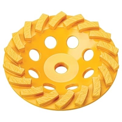 5-Inch Xp Turbo Diamondcup Wheel MPN:DW4777T