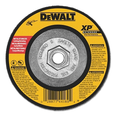 4 1/2IN X 1/4IN X 5/8IN11 Zirconia Abrasives MPN:DW8809