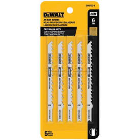 DeWalt® U-Shank Wood Cutting Cobalt Steel Jig Saw Blade DW3703-5 4