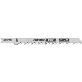 DeWalt® U-Shank Wood Cutting HCS Jig Saw Blade DW3703H 4