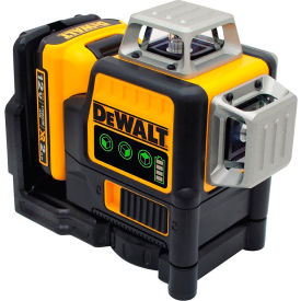 DeWalt® DW089LG-K 12-Volt 3 x 360-degree Lithium-Ion Green Beam Line Laser DW089LG-K