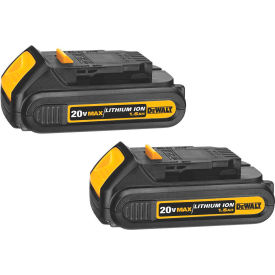 DeWalt® Lithium Ion Compact Battery Pack (1.5 Ah) - 2 Pack 20VMAX DCB203-2